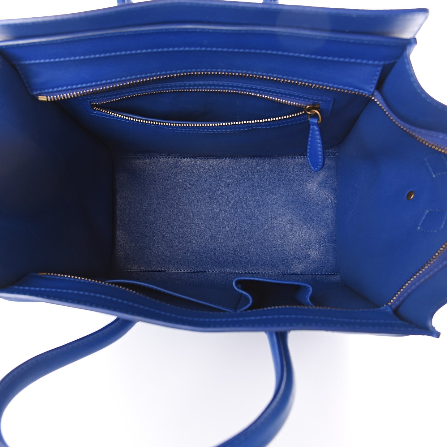 Smooth Calfskin Mini Luggage Royal Blue