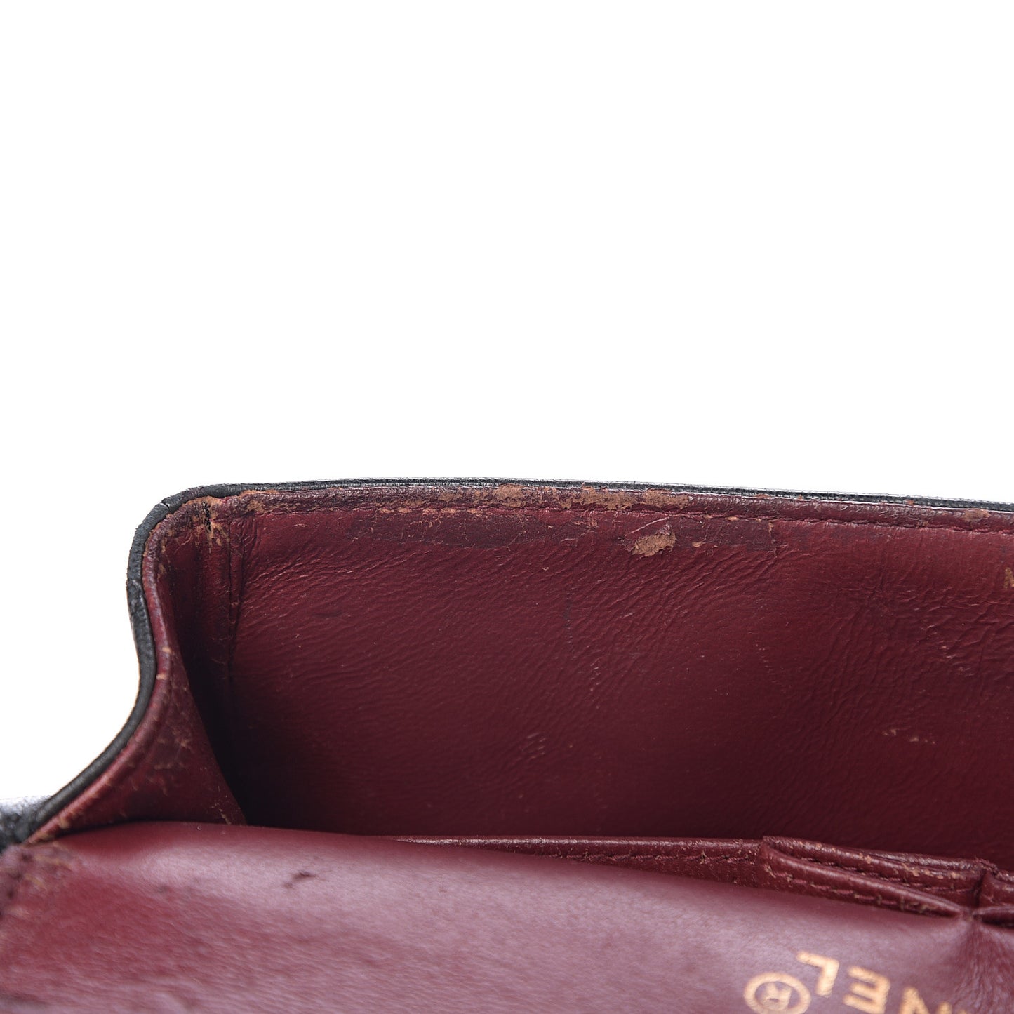 Lambskin Quilted Small Double Flap Black