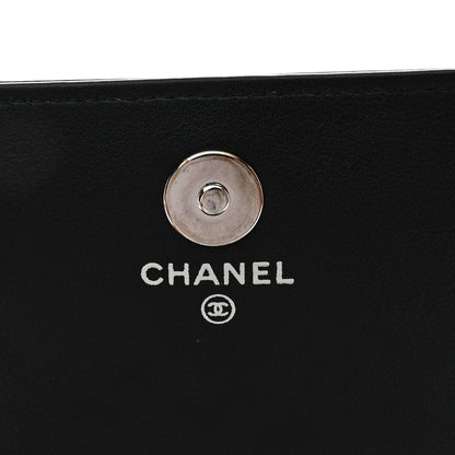 Chanel Patent Strass Wallet On Chain WOC Black 5 of 12