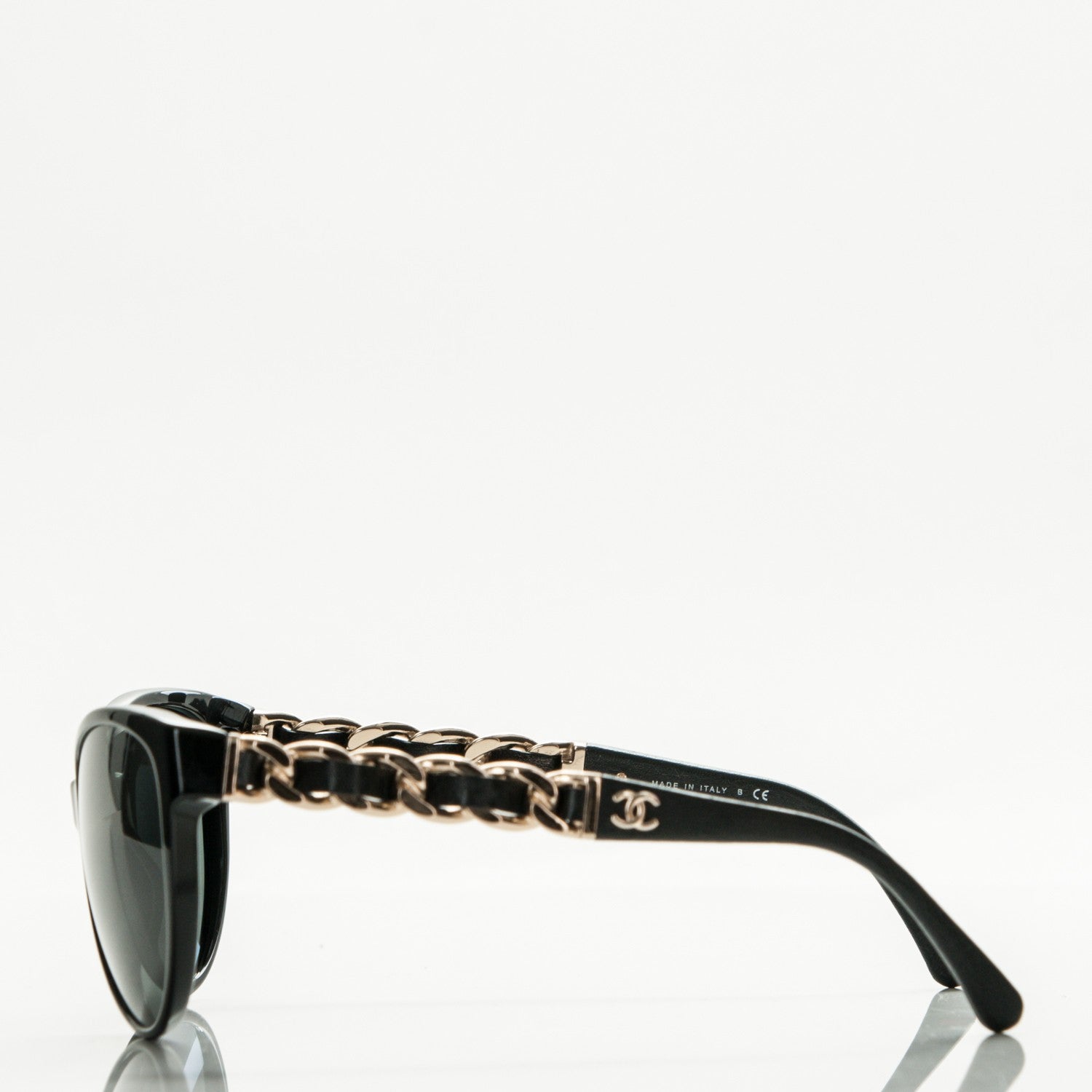 Chanel CC Chain Sunglasses 5215Q Black 2 of 5
