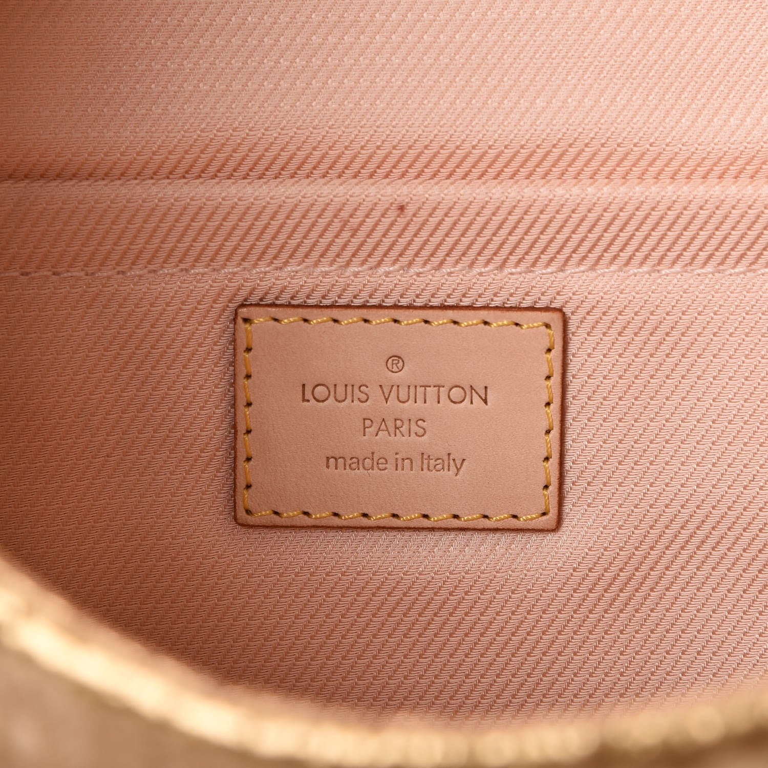 Louis Vuitton Jacquard Quilted Monogram Altair Clutch Gold 6 of 7