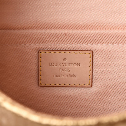 Louis Vuitton Jacquard Quilted Monogram Altair Clutch Gold 6 of 7