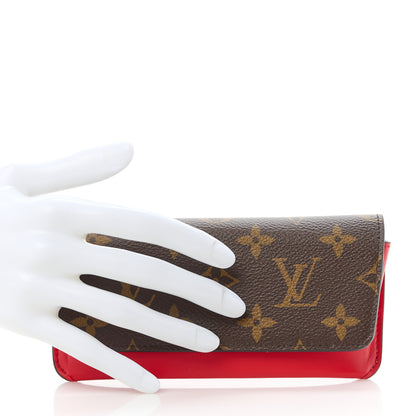 Louis Vuitton Monogram Woody Sunglass Case Rouge 2 of 9