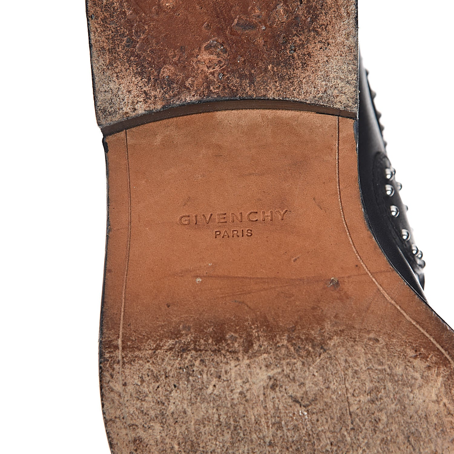 Givenchy Calfskin Studded Prue Buckle Bootie 35 Black 8 of 19