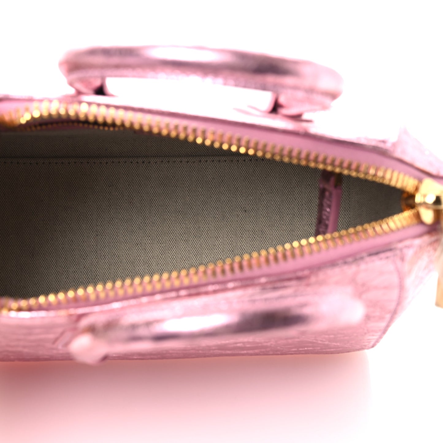 Laminated Lambskin Mini Antigona Silk Pink