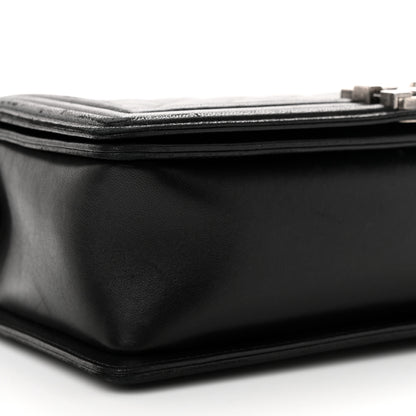 Chanel Lambskin Quilted New Medium Boy Flap Black 9 of 15