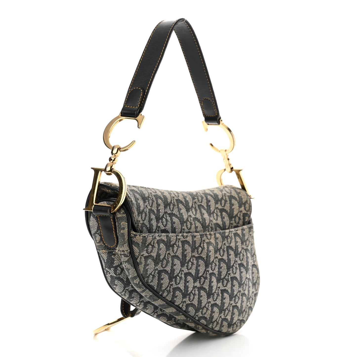 Monogram Saddle Bag Blue