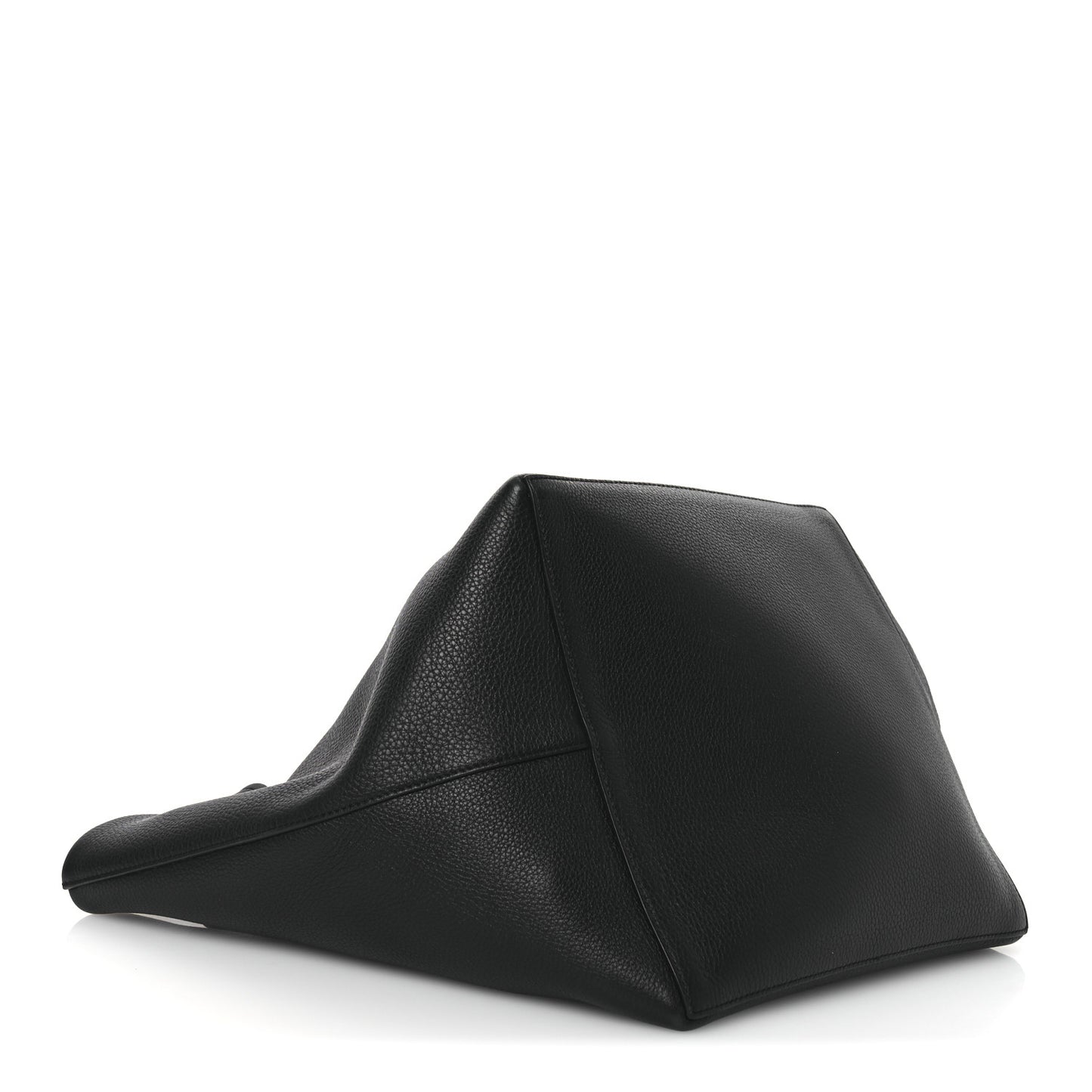 Grained Calfskin Park Tote Three Black