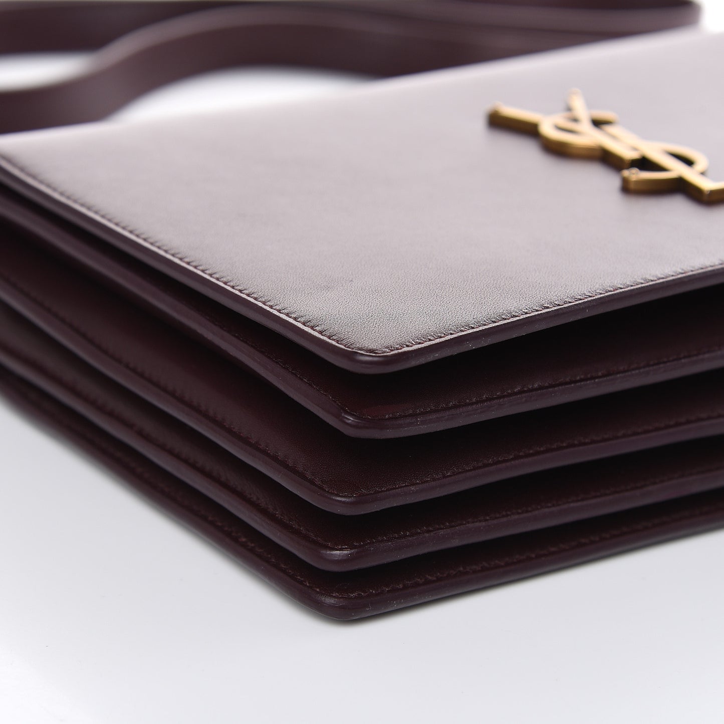 Calfskin Medium Dylan Shoulder Bag Burgundy