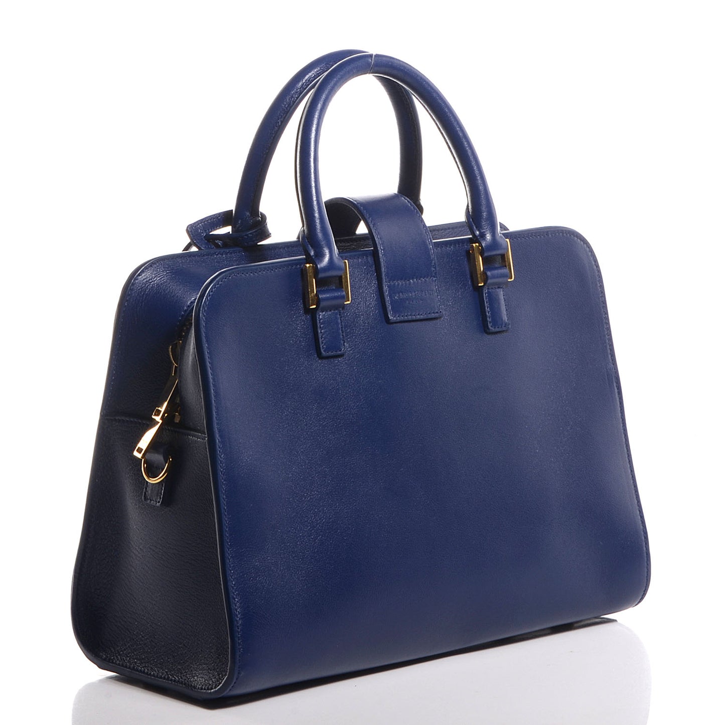 Calfskin Monogram Baby Cabas Blue