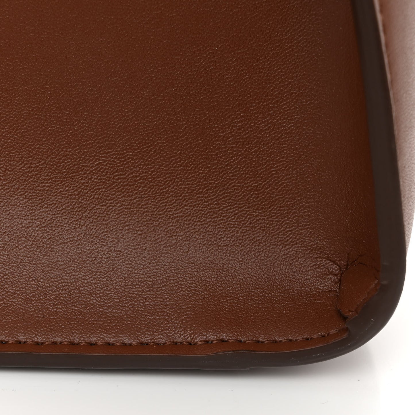 Eco Alter Nappa Perforated Logo Mini Crossbody Cinnamon