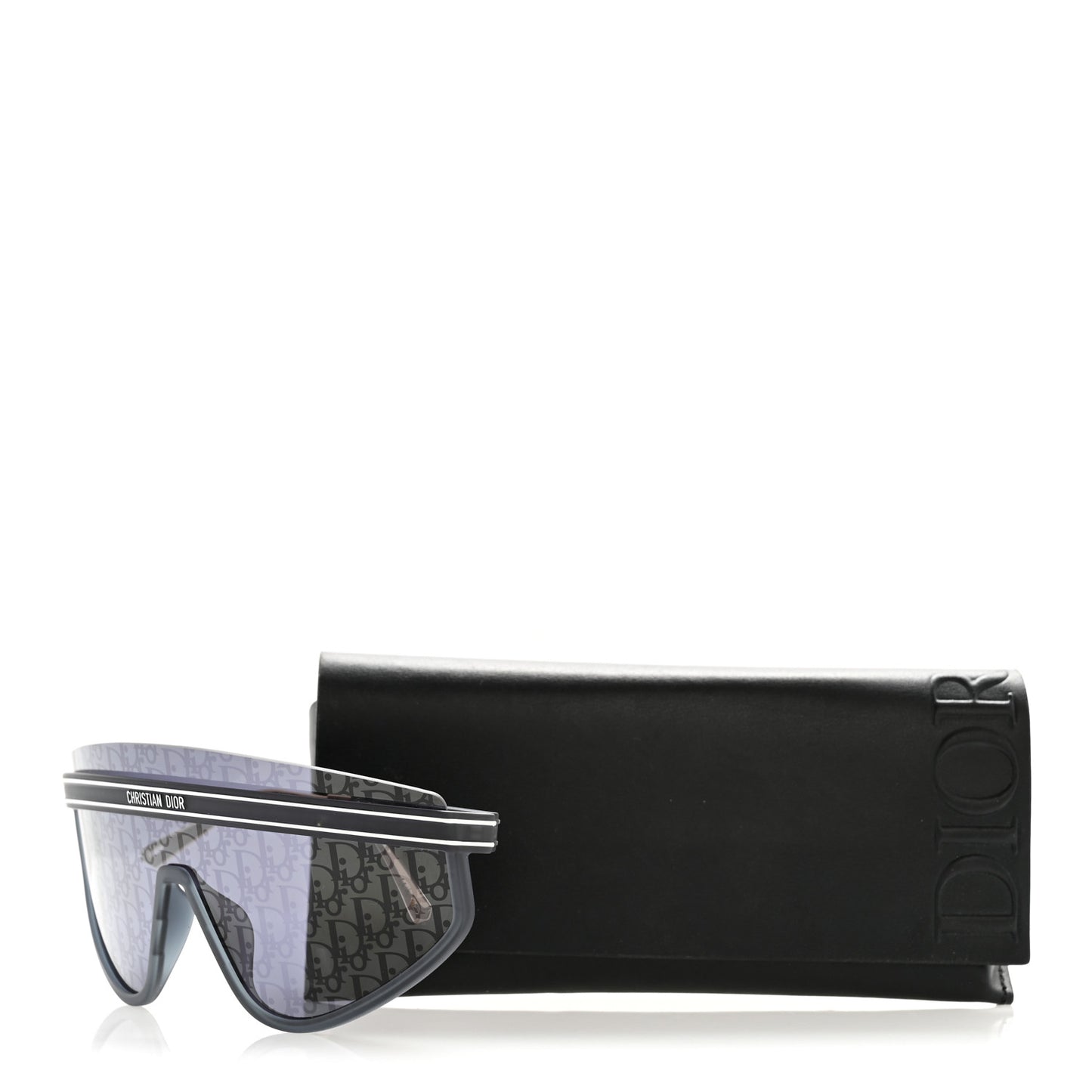 Oblique Mask DiorClub M2U Sunglasses Translucent Blue