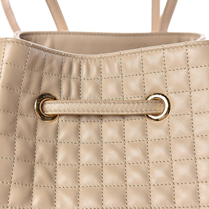 Celine Calfskin Quilted Small C Backpack Nude 8 of 10