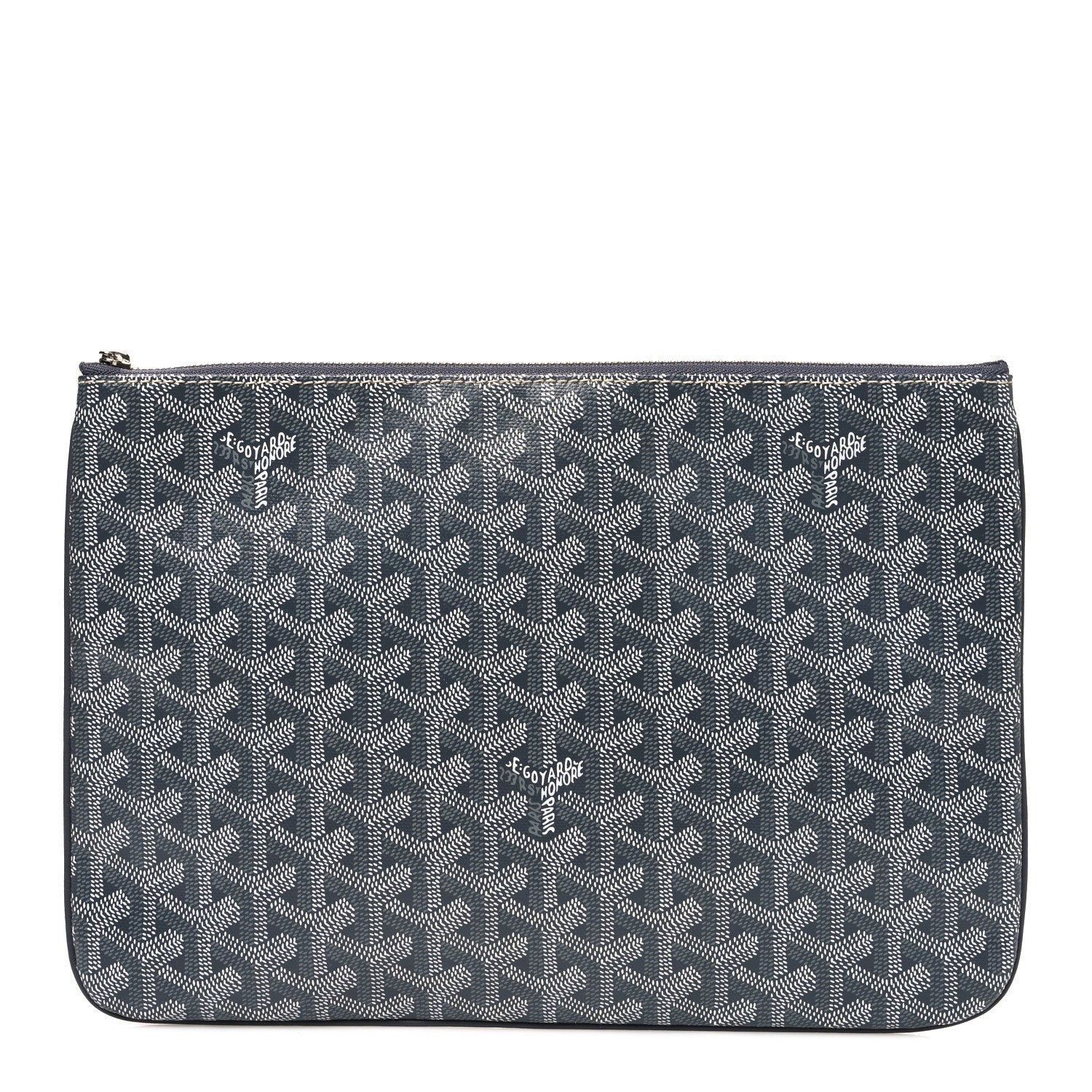 Goyard Goyardine Senat Pochette MM Grey 1 of 7