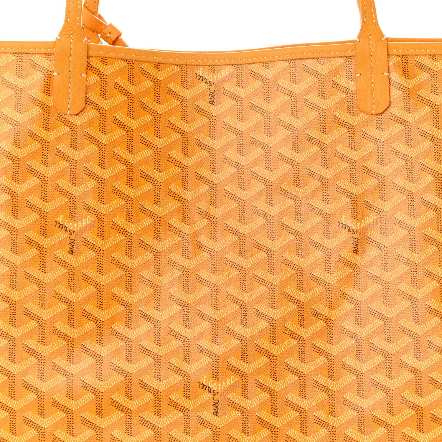 Goyard Goyardine Reversible Anjou GM Yellow 9 of 11