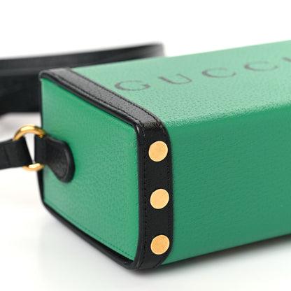 Gucci Grained Calfskin Gucci 100 Mini Bag Green 8 of 10
