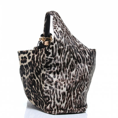 Jimmy Choo Pony Hair Printed Leopard Saba Hobo 7 of 9