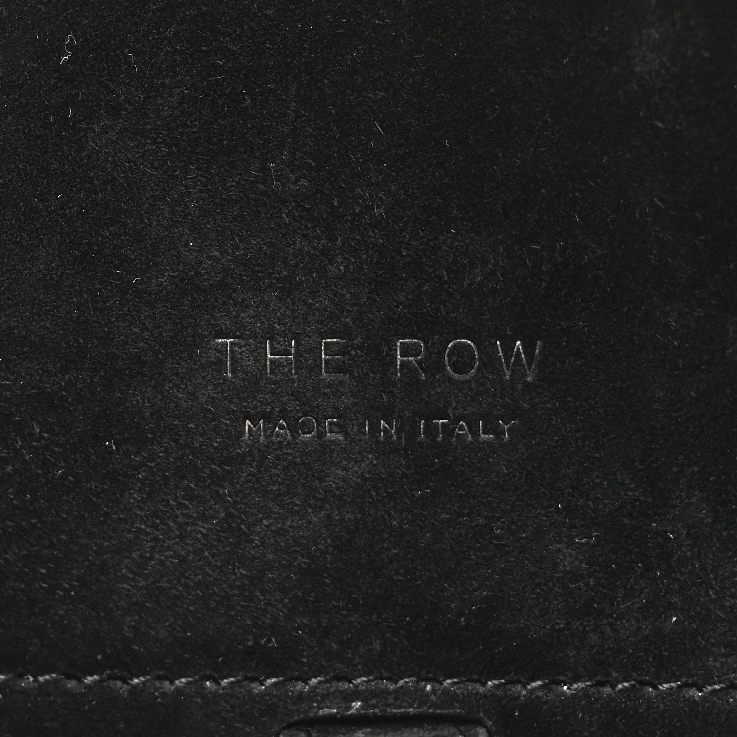 The Row Suede Soft Margaux 10 Bag Black 6 of 9