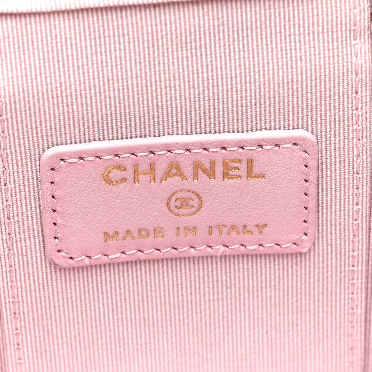 Chanel Caviar Quilted Mini Vanity Case With Chain Light Pink 6 of 10