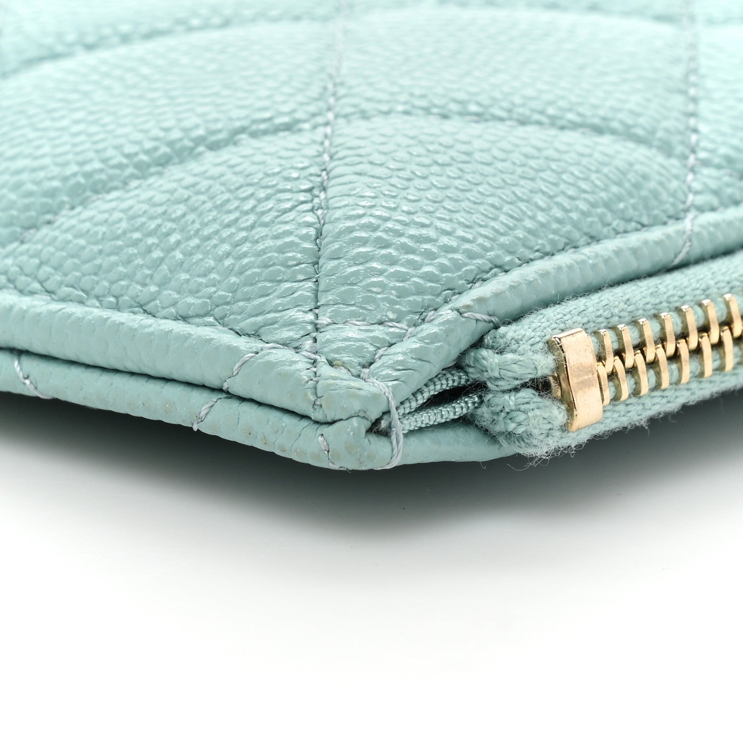 Chanel Caviar Quilted Classic iPhone Pouch Blue 9 of 12
