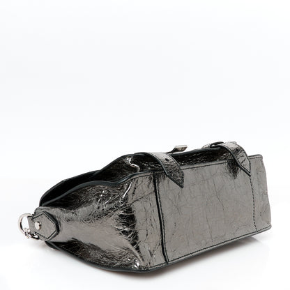 Proenza Schouler Metallic Lambskin Tiny PS1 Satchel Silver 4 of 11