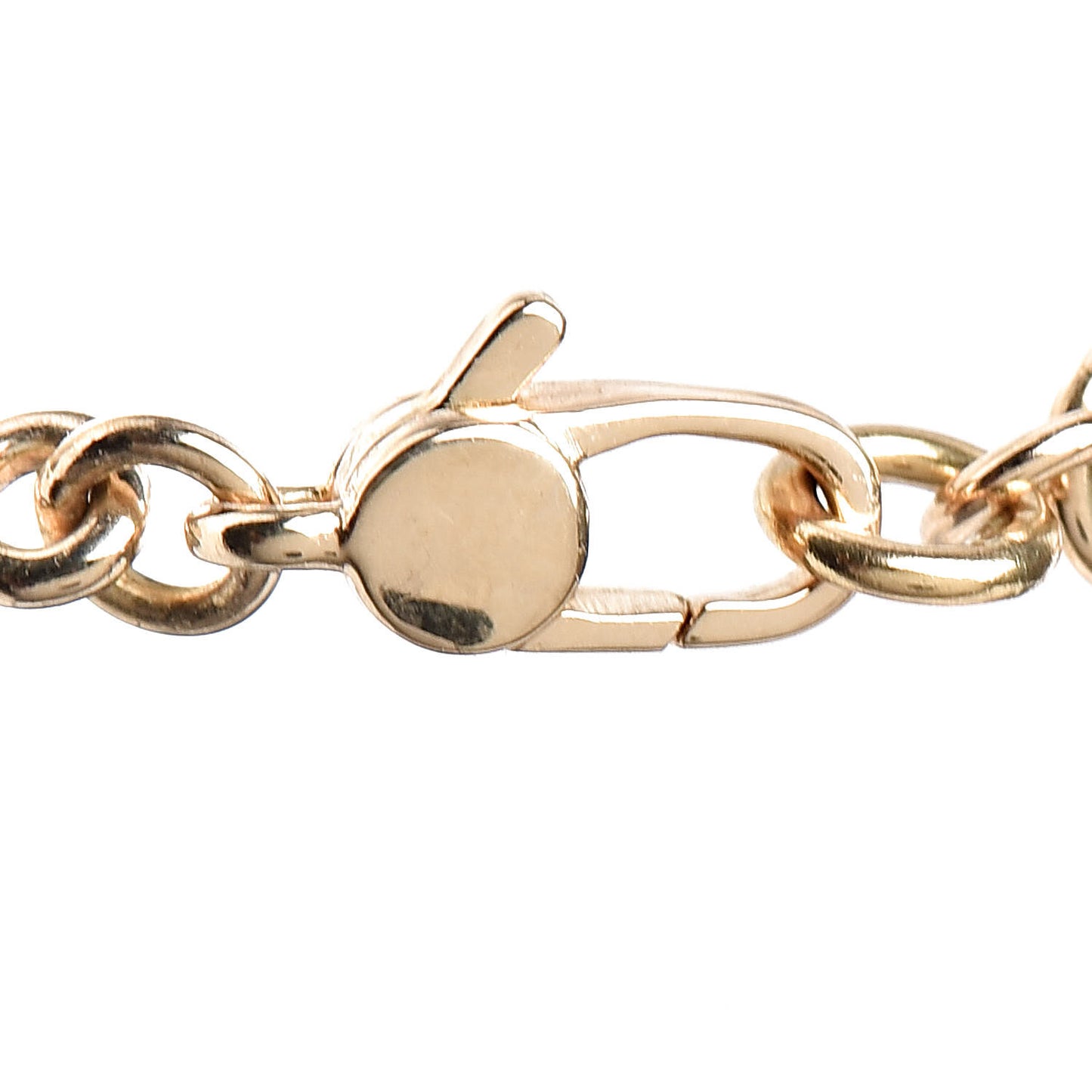 18K Yellow Gold Diamond Pave Horsebit Bracelet
