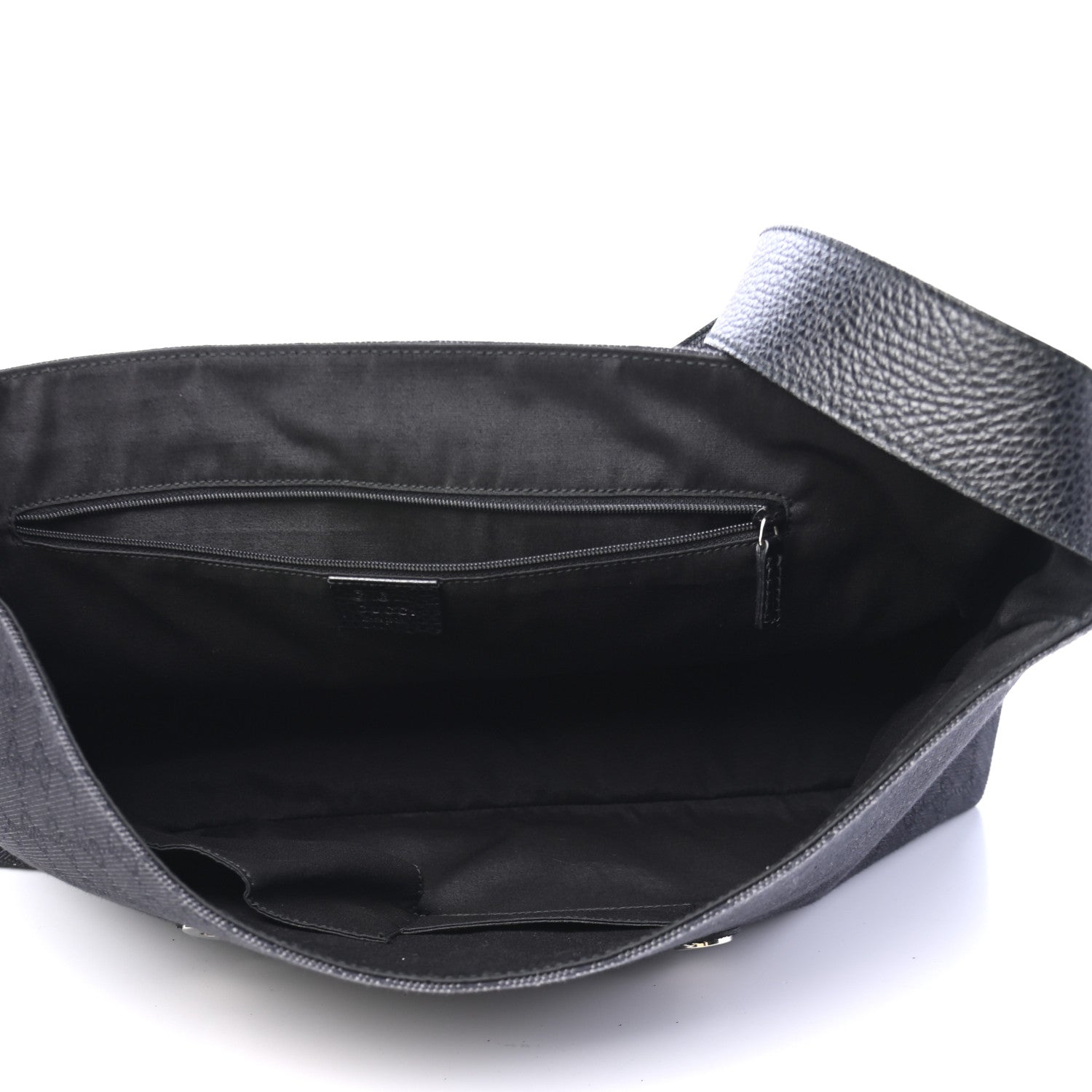 Gucci GG Monogram Flap Messenger Bag Navy 6 of 8