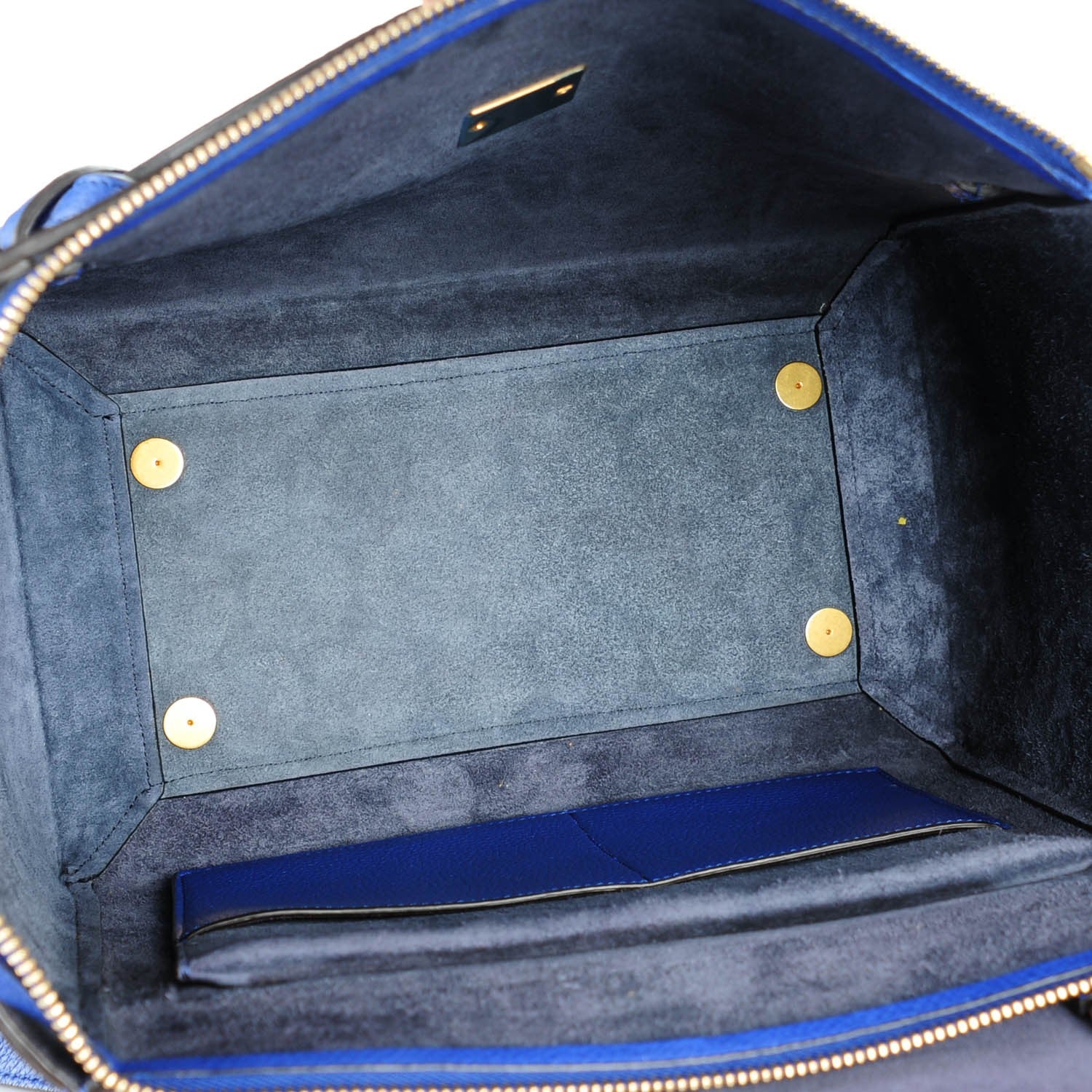 Celine Grained Calfskin Mini Belt Bag Cobalt 5 of 7