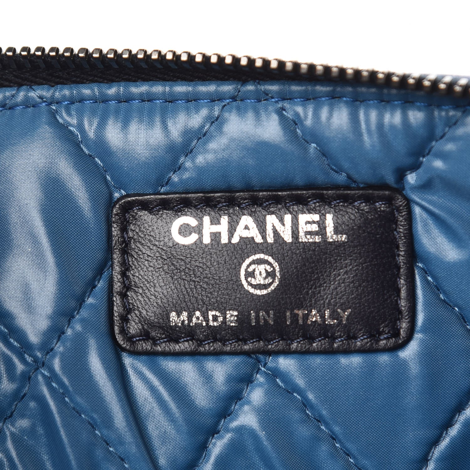 Chanel Glazed Lambskin Quilted Medium Paris Dubai Cosmetic Case Multicolor 6 of 7