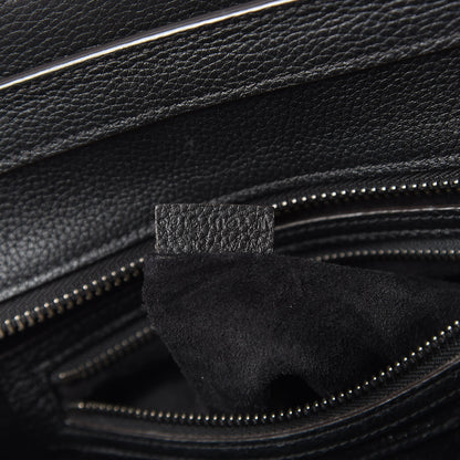 Celine Drummed Calfskin Micro Luggage Black 7 of 16