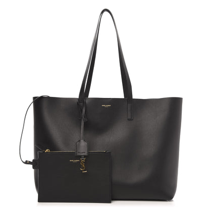 Saint Laurent Calfskin Large Shopping Tote Black 1 of 12