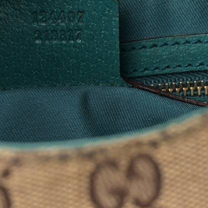 Gucci Monogram Calfskin Large Bardot Shoulder Bag Turquoise 7 of 10