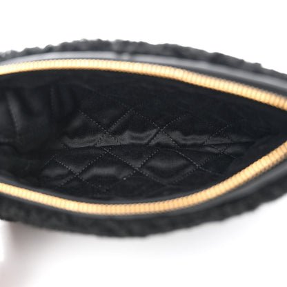 Chanel Shearling Aged Lambskin Quilted Small Chanel 22 Black 7 of 13