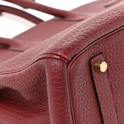 Hermes Fjord BIRKIN 35 Rouge H 12 of 16