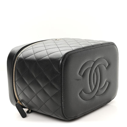 Chanel Caviar Quilted Large Vanity Pouch Black 4 of 7