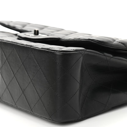 Chanel Lambskin Quilted Jumbo Double Flap So Black 6 of 11
