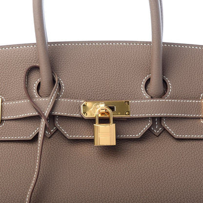 Hermes Togo Birkin 35 Etoupe 11 of 12