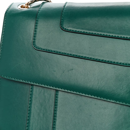 Bulgari Calfskin Serpenti Forever Shoulder Bag Emerald Green 17 of 19