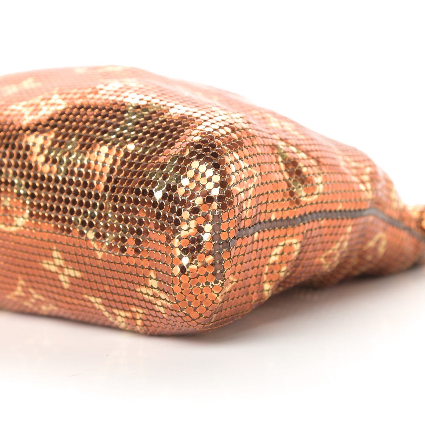 Monogram Mesh Metal Frances Gold
