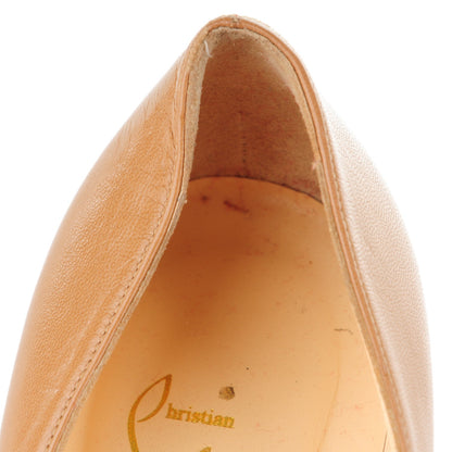 Christian Louboutin Kid Bianca 140 Pumps 40 Nude 9 of 13