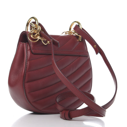 Chloe Calfskin Quilted Mini Drew Bijou Shoulder Bag Plum Purple 4 of 11