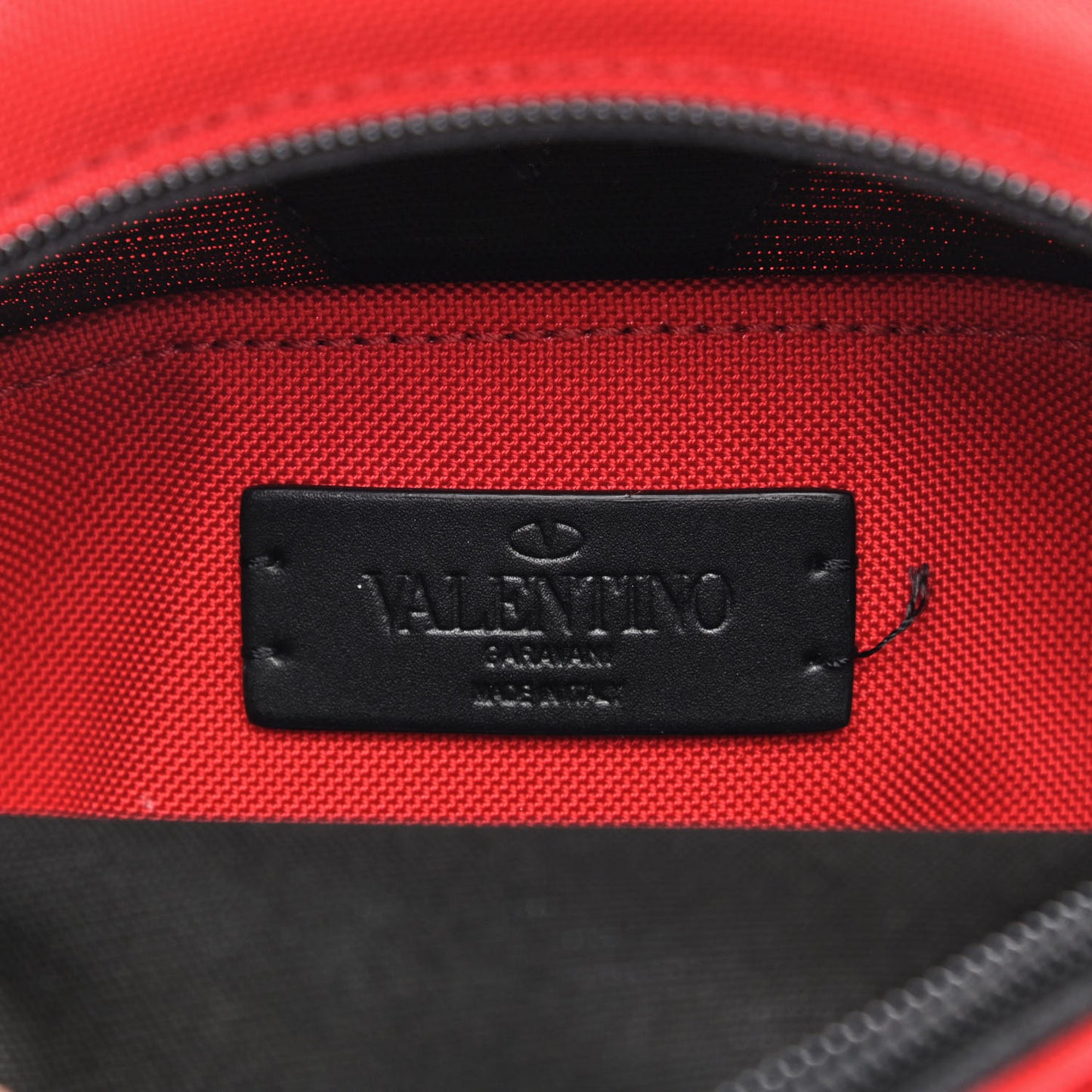 Nylon VLTN Print Mini Backpack Red White