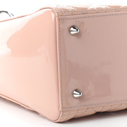 Christian Dior Patent Cannage Medium Lady Dior Light Pink 8 of 9