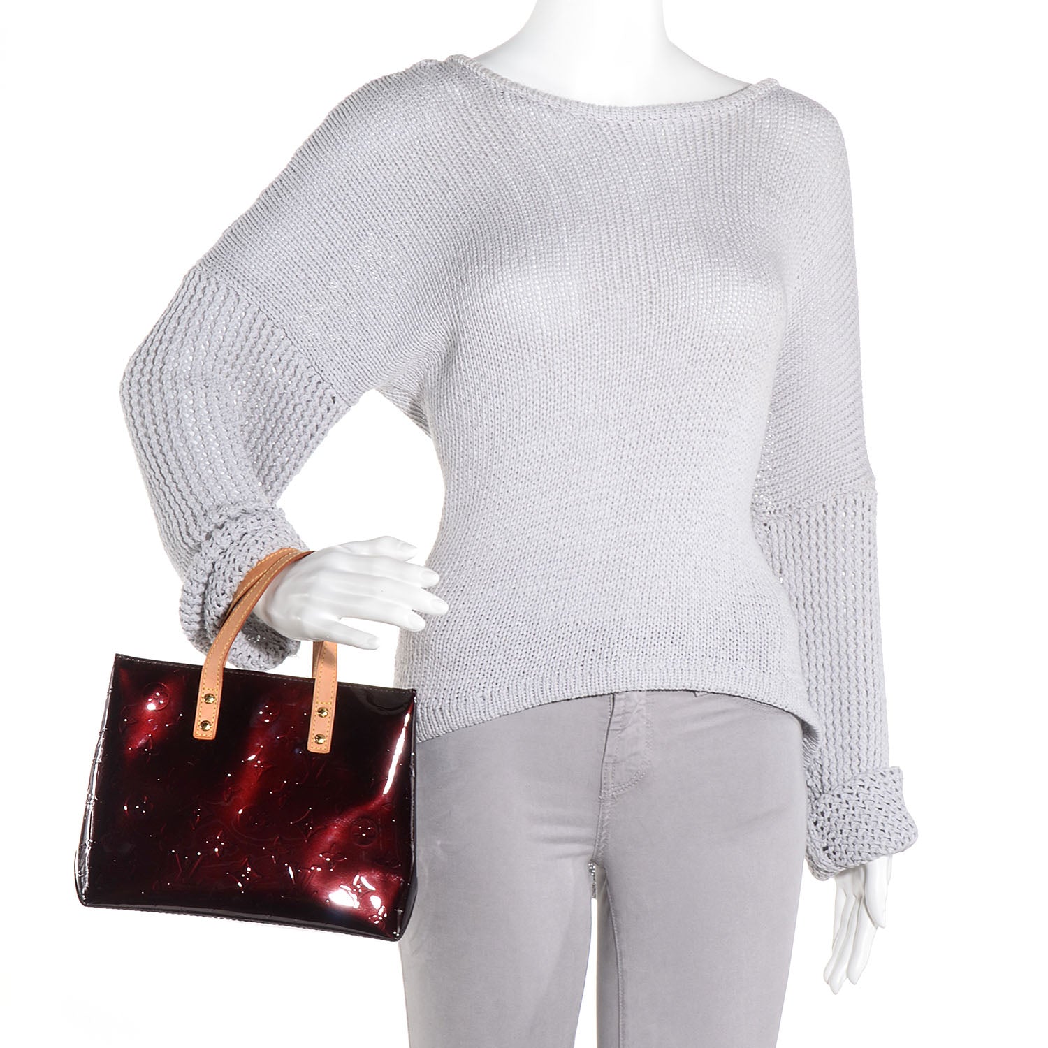 Louis Vuitton Vernis Reade PM Amarante 2 of 7