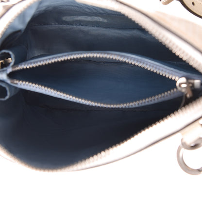 Gucci X SEGA Calfskin GUCCY Stars Mini Dome Shoulder Bag Mystic White Gold 5 of 9
