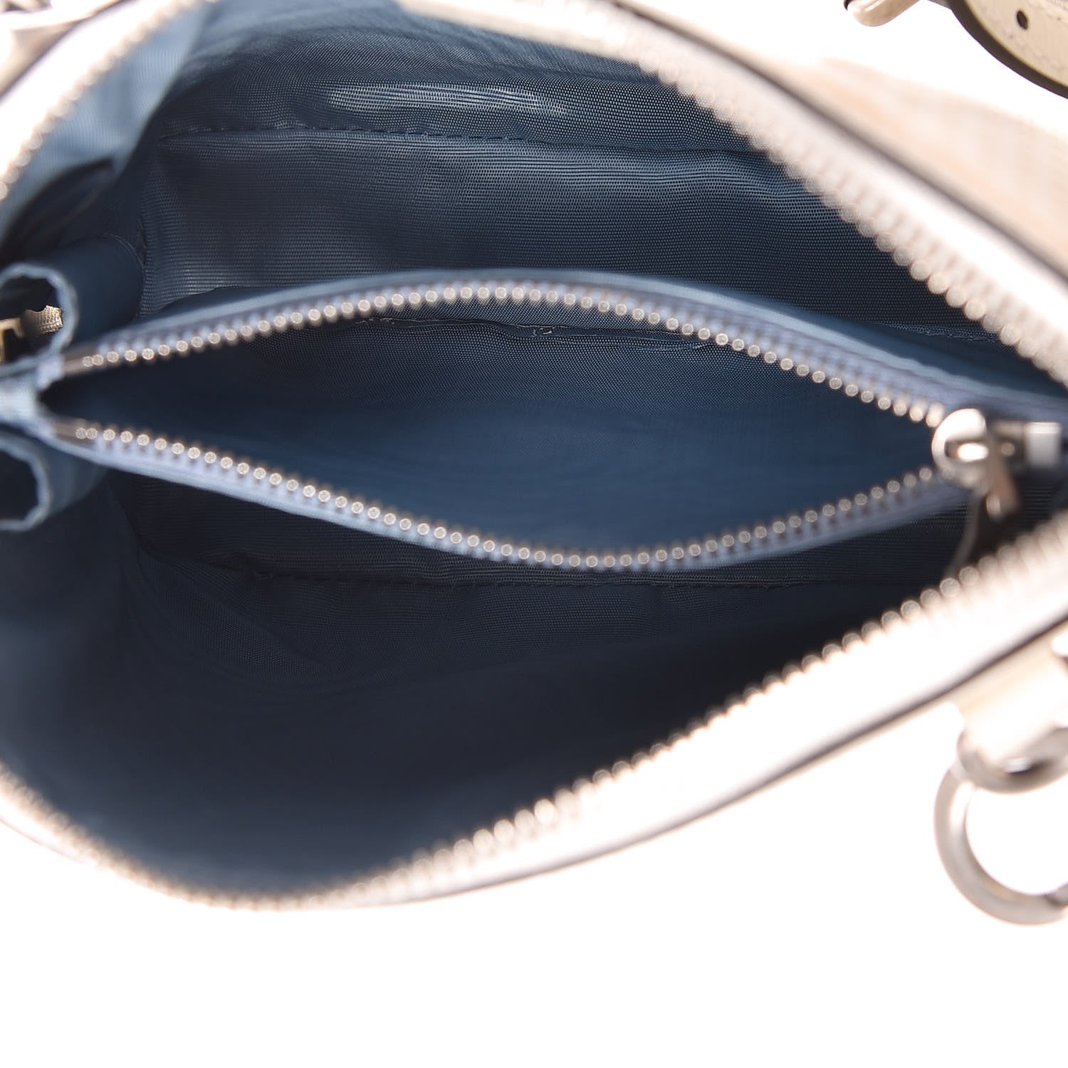 Gucci X SEGA Calfskin GUCCY Stars Mini Dome Shoulder Bag Mystic White Gold 5 of 9