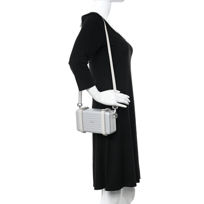 Christian Dior X RIMOWA Aluminum Personal Clutch On Strap Silver 2 of 9