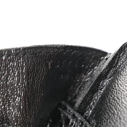 Hermes Shiny Porosus Crocodile Birkin 30 Black 7 of 12