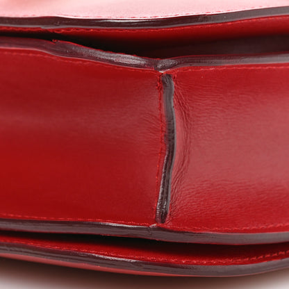 Celine Box Calfskin Medium Classic Box Flap Bag Red 10 of 11