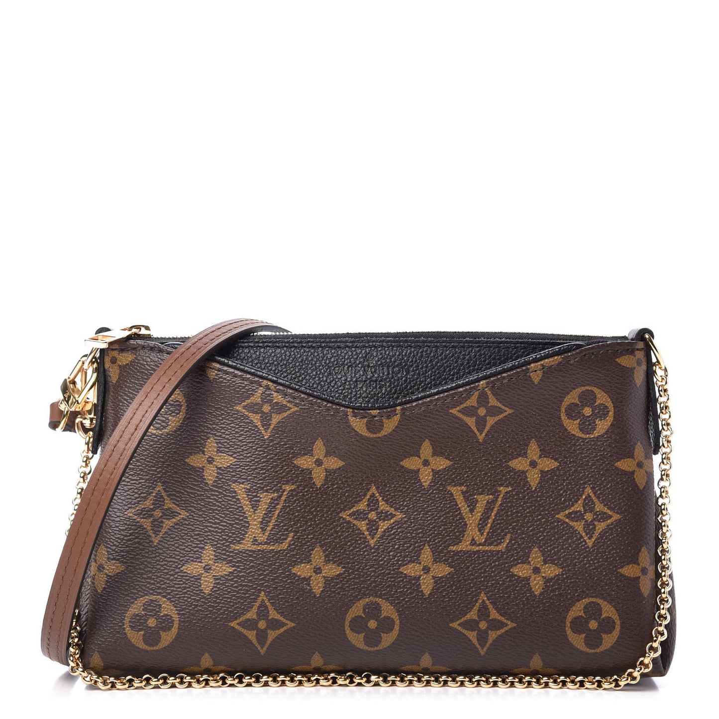 Monogram Pallas Clutch Black